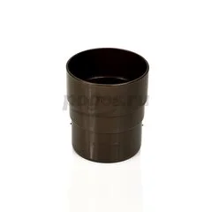 Муфта соединительная пластиковая d-80мм шоколад Standart  DOCKE
