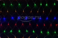 Светодиодная сетка 240LED,1.8х1.7м, 8 реж RGB КОСМОС