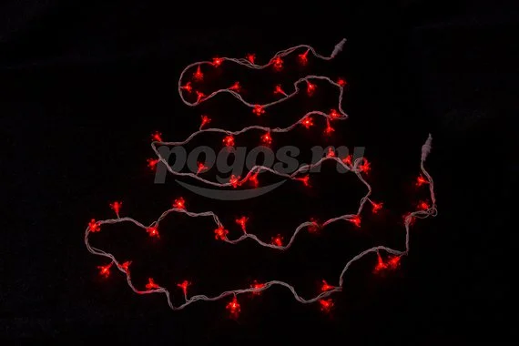 Гирлянда "Нить" светодиодная 10м мульти IP20 темный провод  UNIEL