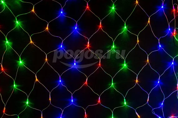 Гирлянда "Сеть" светодиодная 2,5*2,0м мульти IP20 с контроллером  UNIEL