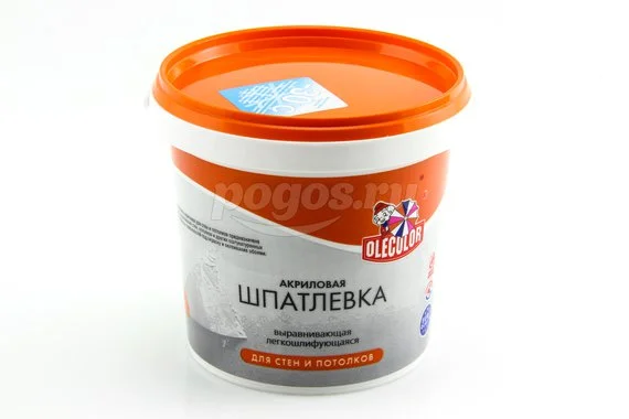 Шпатлевка акриловая, для стен 1,8кг OLECOLOR