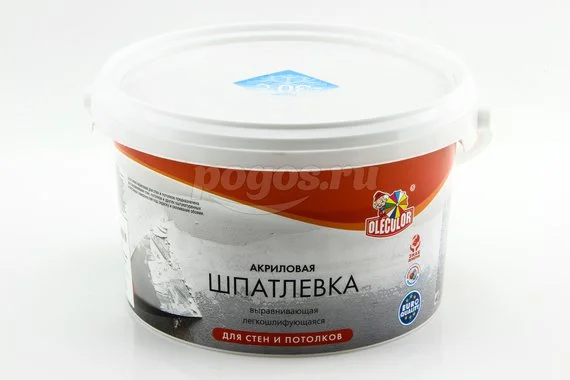 Шпатлевка акриловая, для стен 3,5кг OLECOLOR