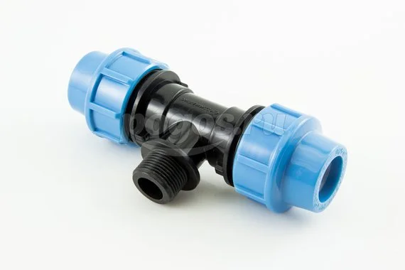 Тройник 25xM3/4"x25 ПНД ДЖИЛЕКС