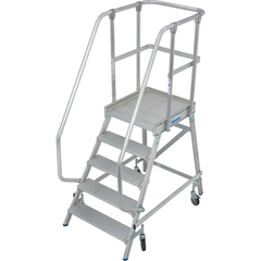 Лестница с платформой 5 ступеней  STABILO KRAUSE