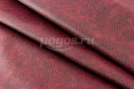 Искусственная кожа ш105см вишня Стандарт