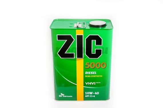 Масло моторное 10w40,4л,CL-4, Diesel, 5000 ZIC