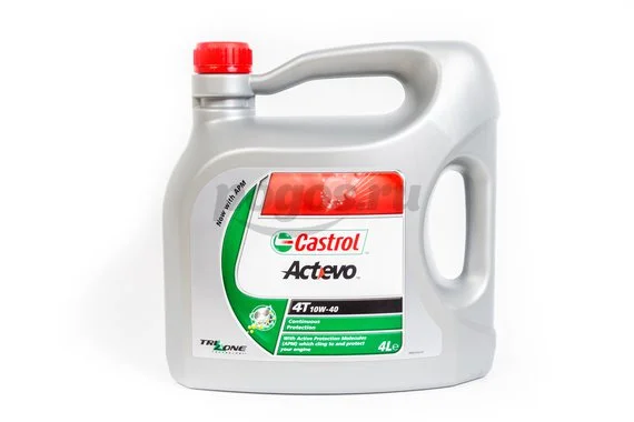 Масло CASTROL Act>Evo 10w40 для 4-х тактных двигателей 4л