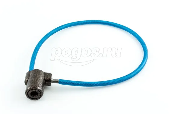 Замок навесной велосипедный с тросом 5мм 600мм  ЧАЗ