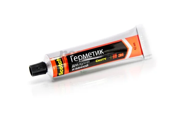 Клей-герметик, для ванны и кухни, прозрачный, 42мл  SCOTCH