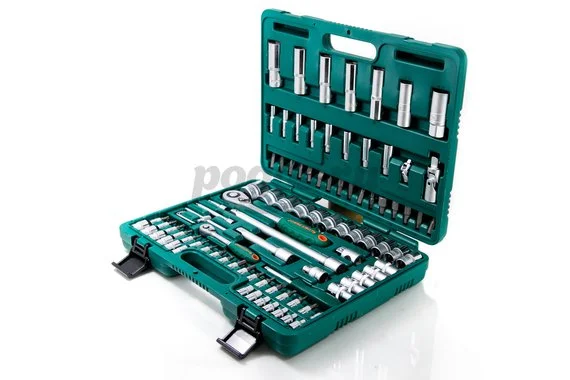 Набор торцевых головок 1/4"DR 4-14 мм и 1/2"DR 10-32 мм, 94 предмета, Jonnesway