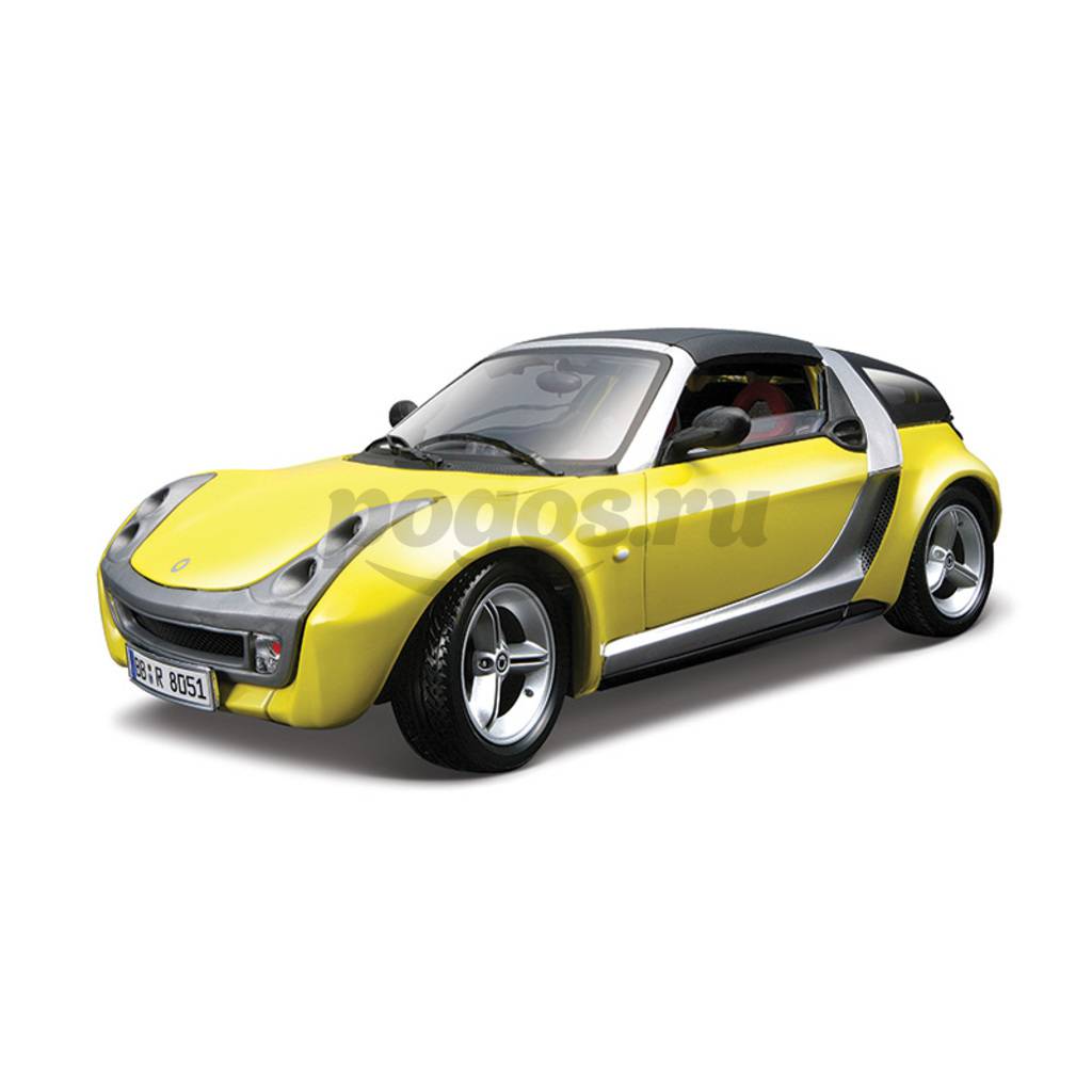 Как выглядит машинка. Bburago Smart Roadster. Легковой автомобиль Bburago Smart Roadster (18-22064в) 1:24 17 см. Bburago Smart Roadster машина. Смарт родстер Bburago.