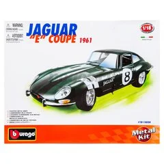 Машина Jaguar "Е" Coupe 1:18 металл сборка BBURAGO