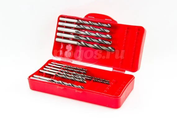 Набор сверл по металлу 1-10 мм; 19 шт