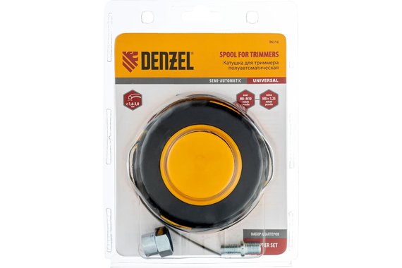 Катушка для триммера универсальная гайка М10*1,25 левая  DENZEL