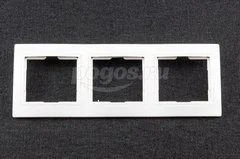 Рамка 3п белый горизонтальная Таймыр TDM