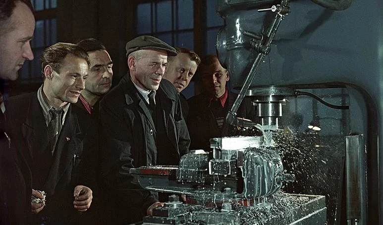 1959 Передовые рационализаторы Кировского завода - Исаак Тункель, Борис Уткин2