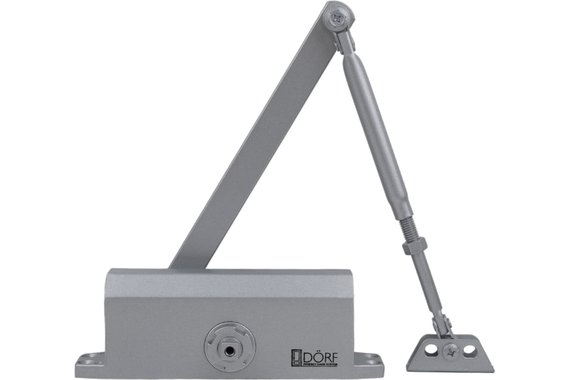 Доводчик дверной до 160кг серебро L8226 DORF