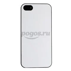 Чехол для нанесения изображения на IPhone 5/5S пластик черный 2D