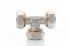 Тройник переходной д/мет. пл. труб, ц/ц/ц 26 * 26 * 26  STI 