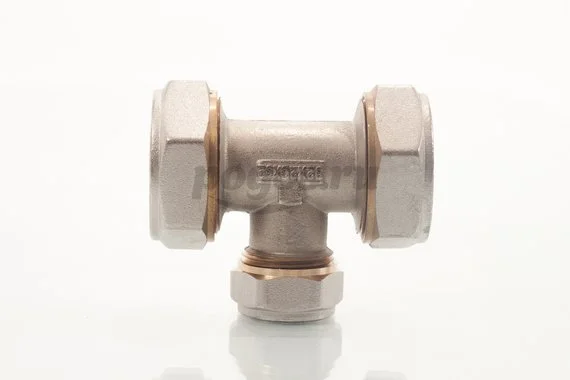 Тройник переходной д/мет. пл. труб, ц/ц/ц 32х20х32  STI