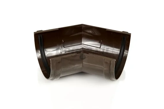 Угловой элемент пластиковый 120 мм 135°шоколад DOCKE