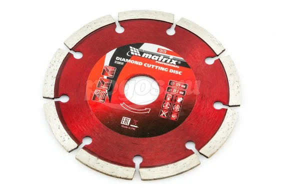 Диск отрезной MATRIX Professional 125х22.2мм алмазный сегментный