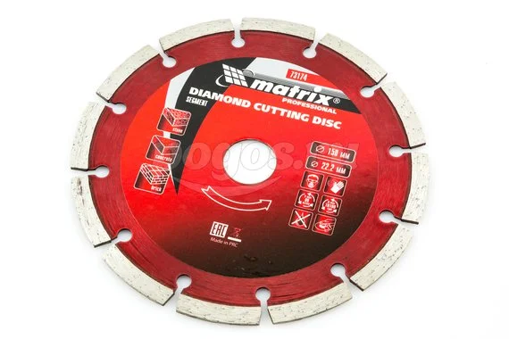 Диск отрезной MATRIX Professional 150х22.2мм алмазный сегментный