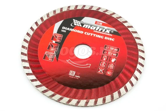 Диск отрезной MATRIX Professional 150х22.2мм алмазный Turbo