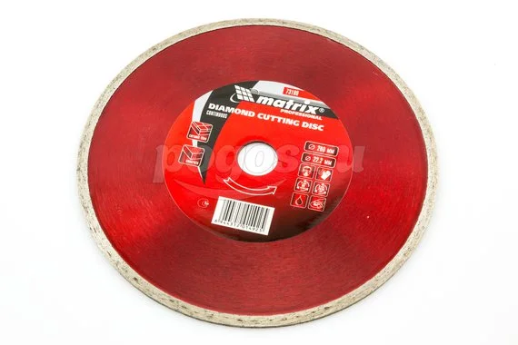 Диск отрезной MATRIX Professional 200х22.2мм алмазный сплошной