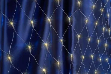 Гирлянда "Сеть" светодиодная 1,5*1,5м 160LED IP20 теплый белый  FERON
