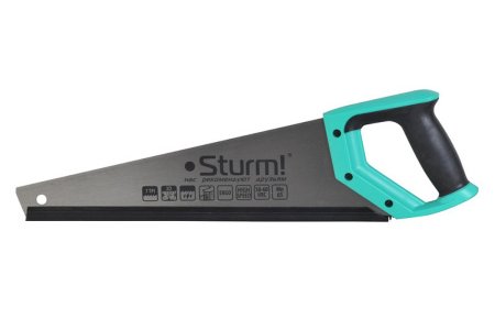 Ножовка по дереву 450 мм 3D зуб, 7 TPI  STURM
