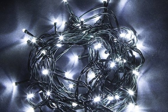 Гирлянда светодиодная "Метраж" 20м 200LED холодный белый  Feron