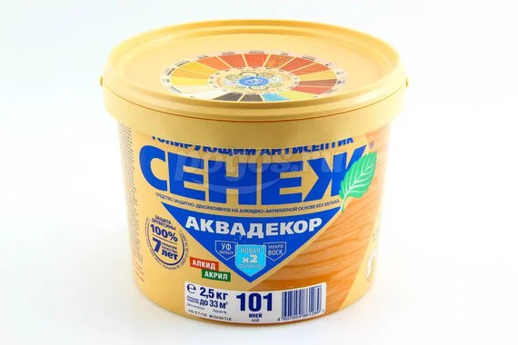 Пропитка Аквадекор 2.5кг, иней  СЕНЕЖ