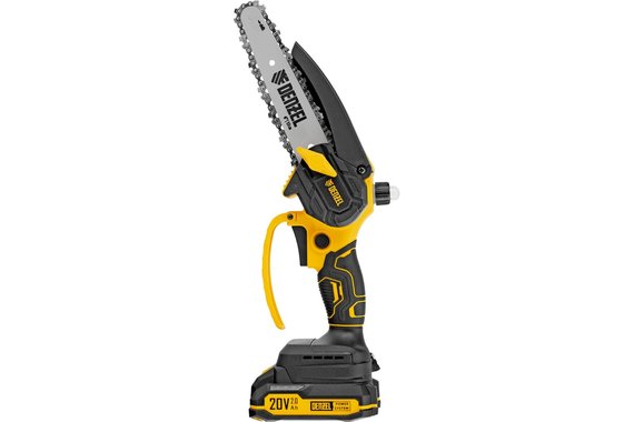 Мини-пила цепная акк бесщет. 20В шина 150мм (2Ач Li-ion и ЗУ) CCS-150  DENZEL
