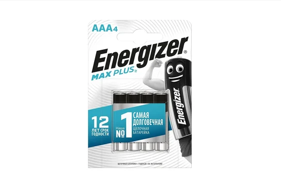 Элемент питания AAA LR03 Max Plus (упаковка 4шт)  ENERGIZER