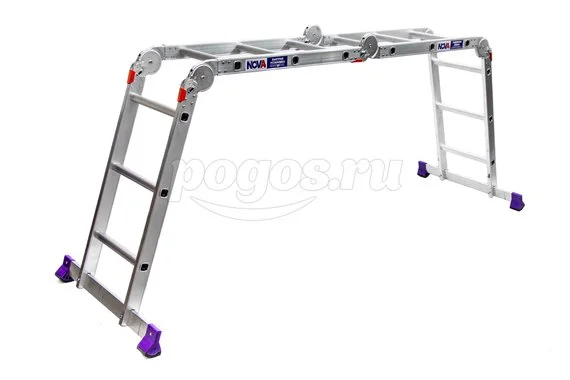 Лестница трансформер 4 секции 4 ступени NOVA