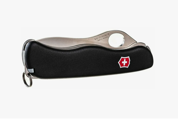 Мультитул VICTORINOX Sentinel Clip, 111 мм, 5 функций, с фиксатором лезвия, чёрный  VICTORINOX