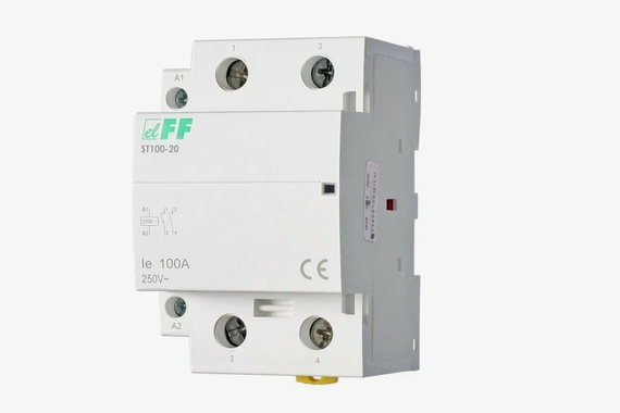 Контактор модульный ST 100-20  2Р 100А  F&F