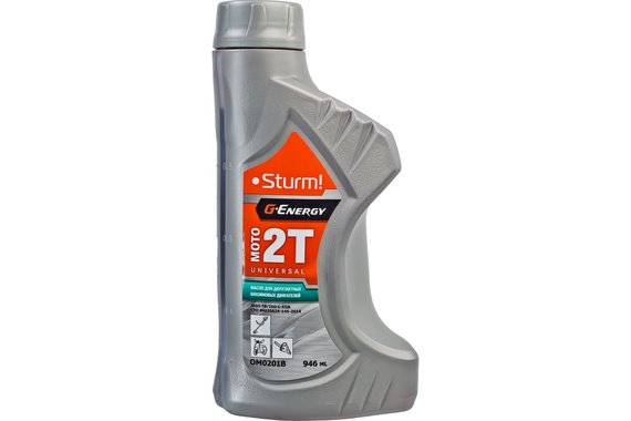 Масло 2Т минеральное красное UNIVERSAL MОТО 0,946л  STURM