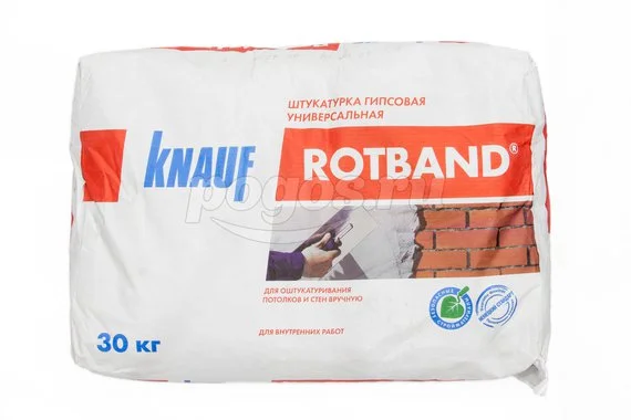 Штукатурка 30 кг РОТБАНД  KNAUF