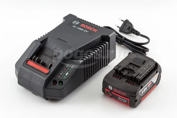 Набор (батарея 18V 4,0А/ч Li-Ion, зарядное утройство AL1860)  BOSCH