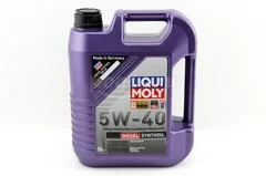 Масло моторное 5w40 5л Diesel Synthoil LIQUIMOLY