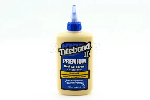 Столярный влагостойкий клей ( 237 мл) для наружных работ Premium II  TITEBOND