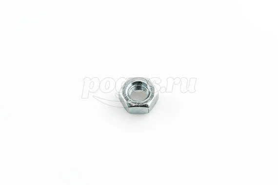 Гайка М10х1.25 с мелким шагом резьбы 8 цинк DIN 934