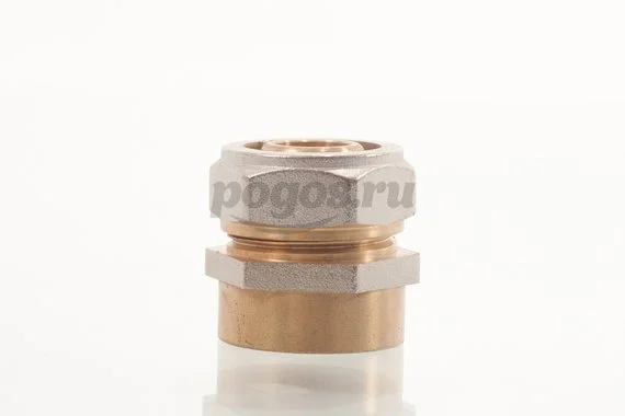 Соединитель д/мет.пл.труб, цанга (26 - F 1") STI