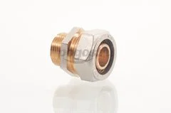 Соединитель д/мет.пл.труб, цанга (26 - M  3/4") STI