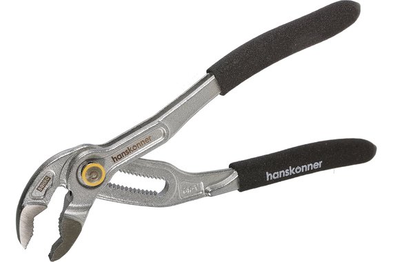 Клещи переставные 175мм, CrV, кнопочный шарнир  HANSKONNER