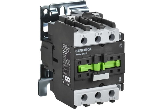 Контактор КМИе-34012 40А 230В/АС3 1НО 1НЗ  GENERICA