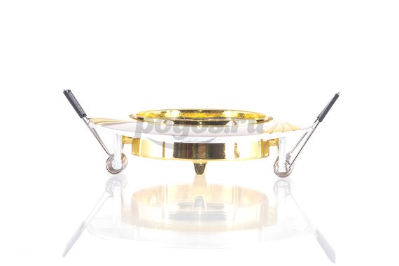 Светильник встраиваемый поворотный GU5,3 50W перл. серебро/золото 90(75)мм Elektrostandard