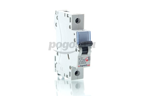 Выключатель автоматич.1п С25А 6kA TX3 LEGRAND